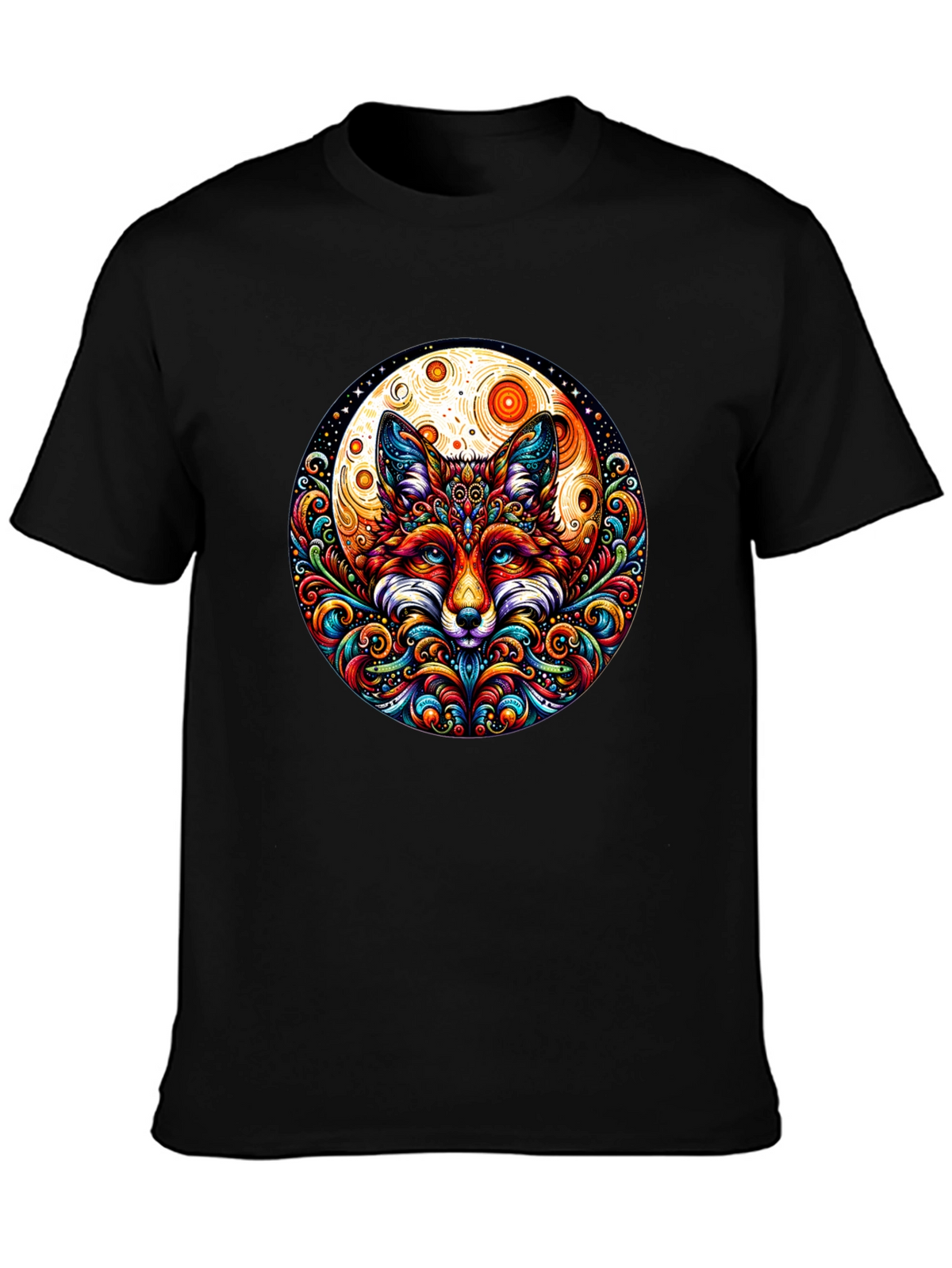 Fox Mandala Graphic Tee