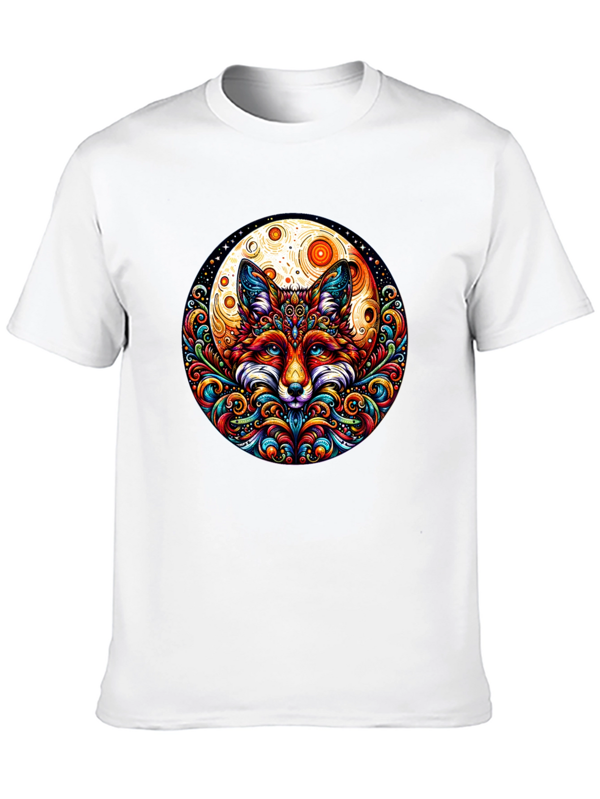 Fox Mandala Graphic Tee