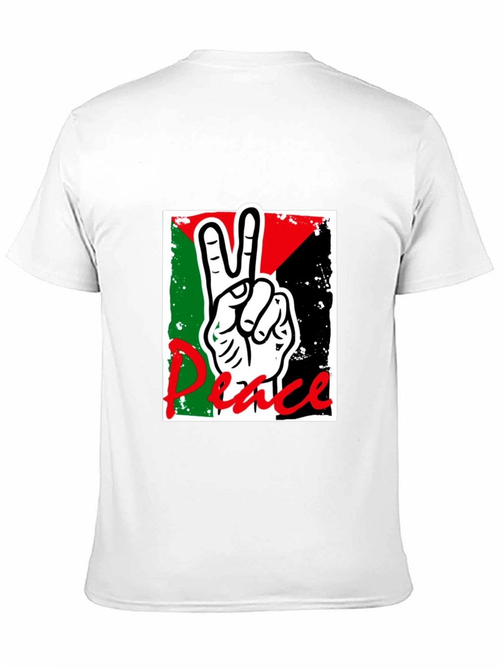 Peace Sign Palestine Flag T-Shirt