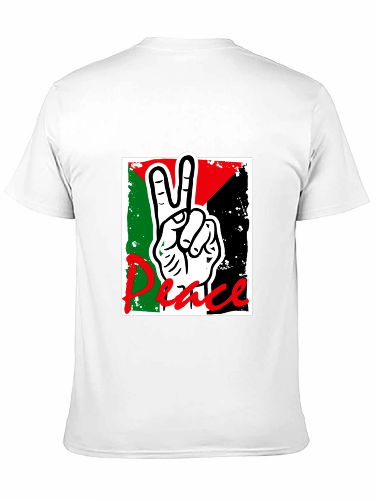 Peace Sign Palestine Flag T-Shirt