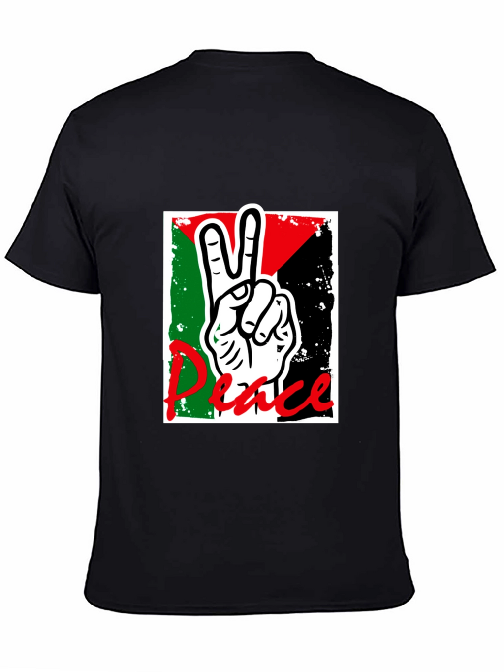 Peace Sign Palestine Flag T-Shirt