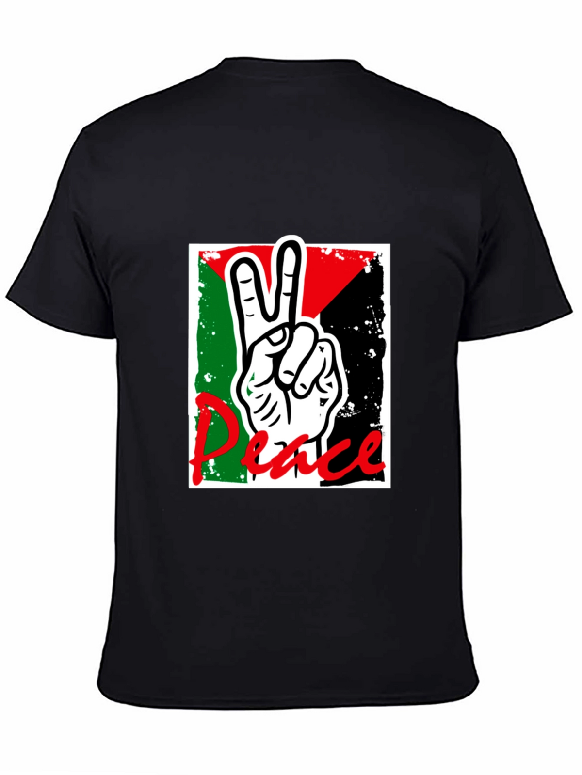 Peace Sign Palestine Flag T-Shirt