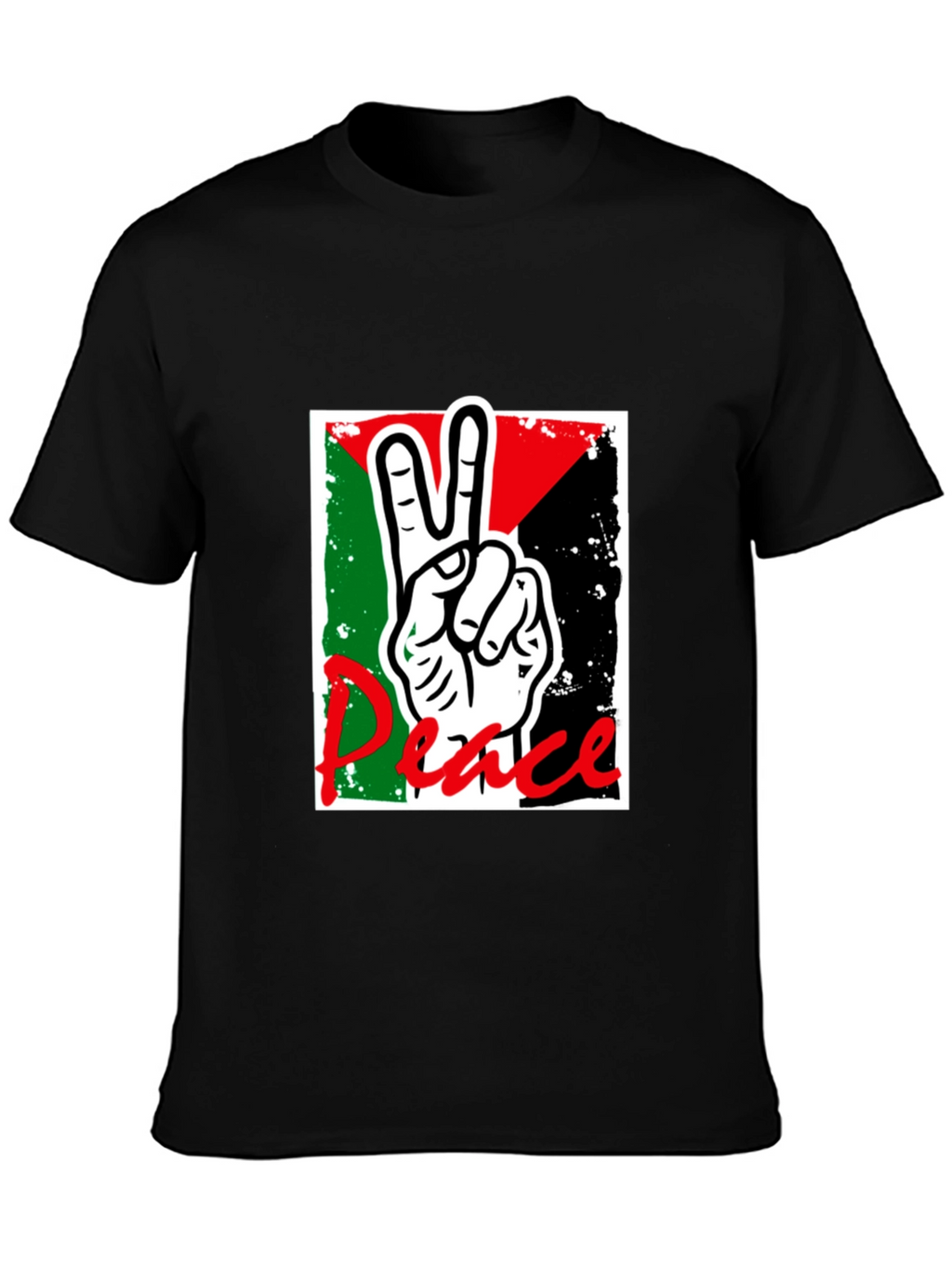Peace Sign Palestine Flag T-Shirt