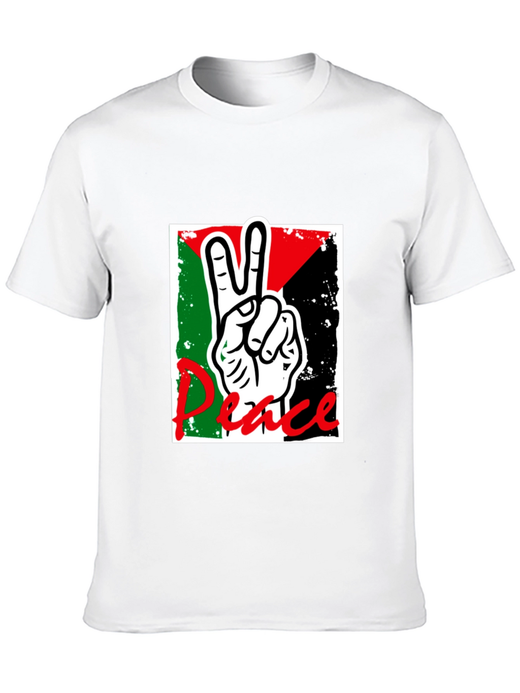 Peace Sign Palestine Flag T-Shirt