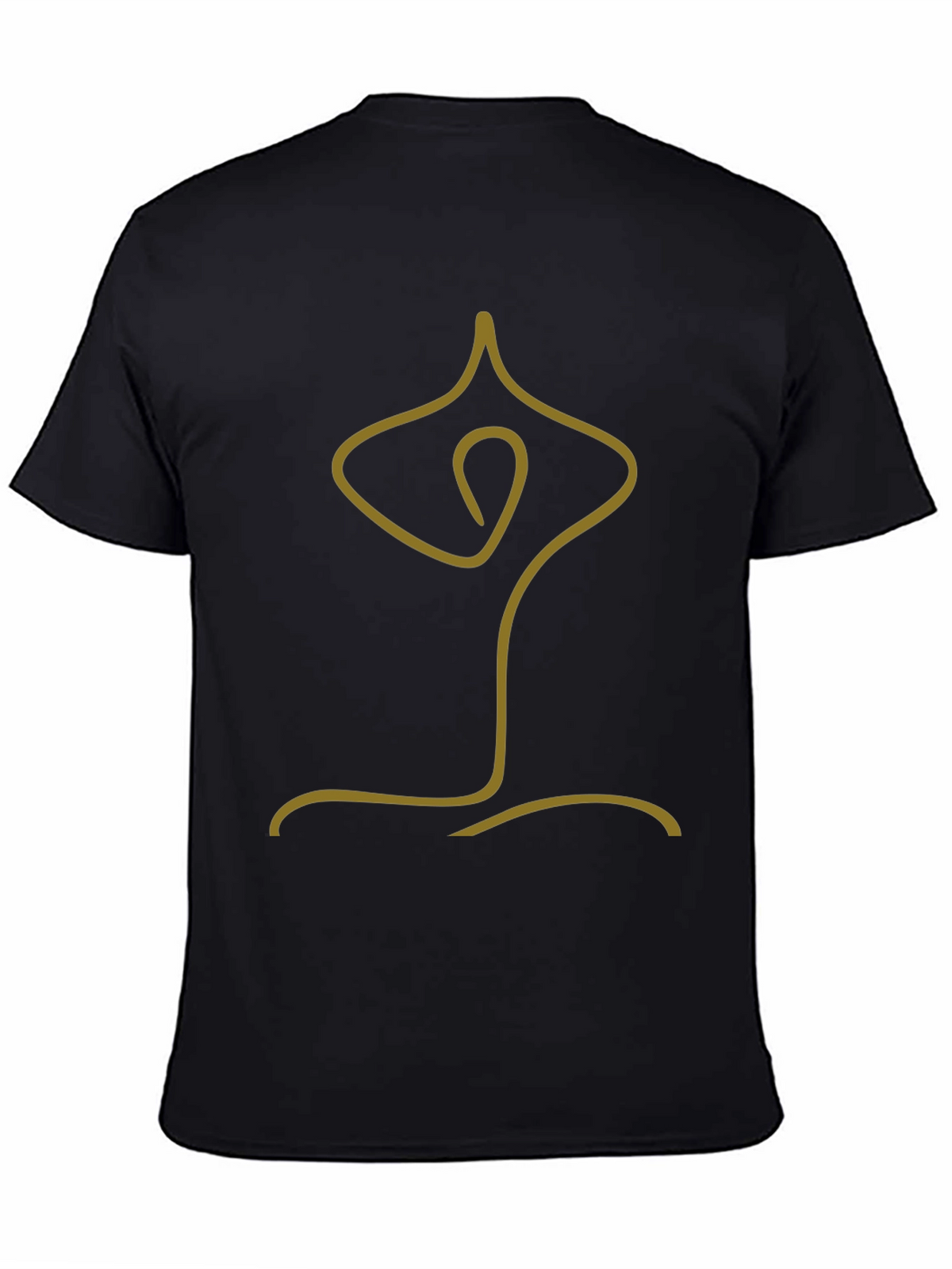 Minimalist Yoga Pose Graphic Tee