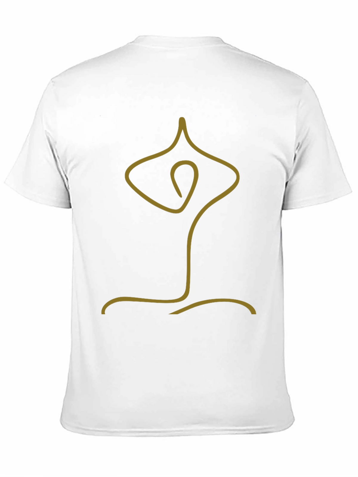 Minimalist Yoga Pose Graphic Tee
