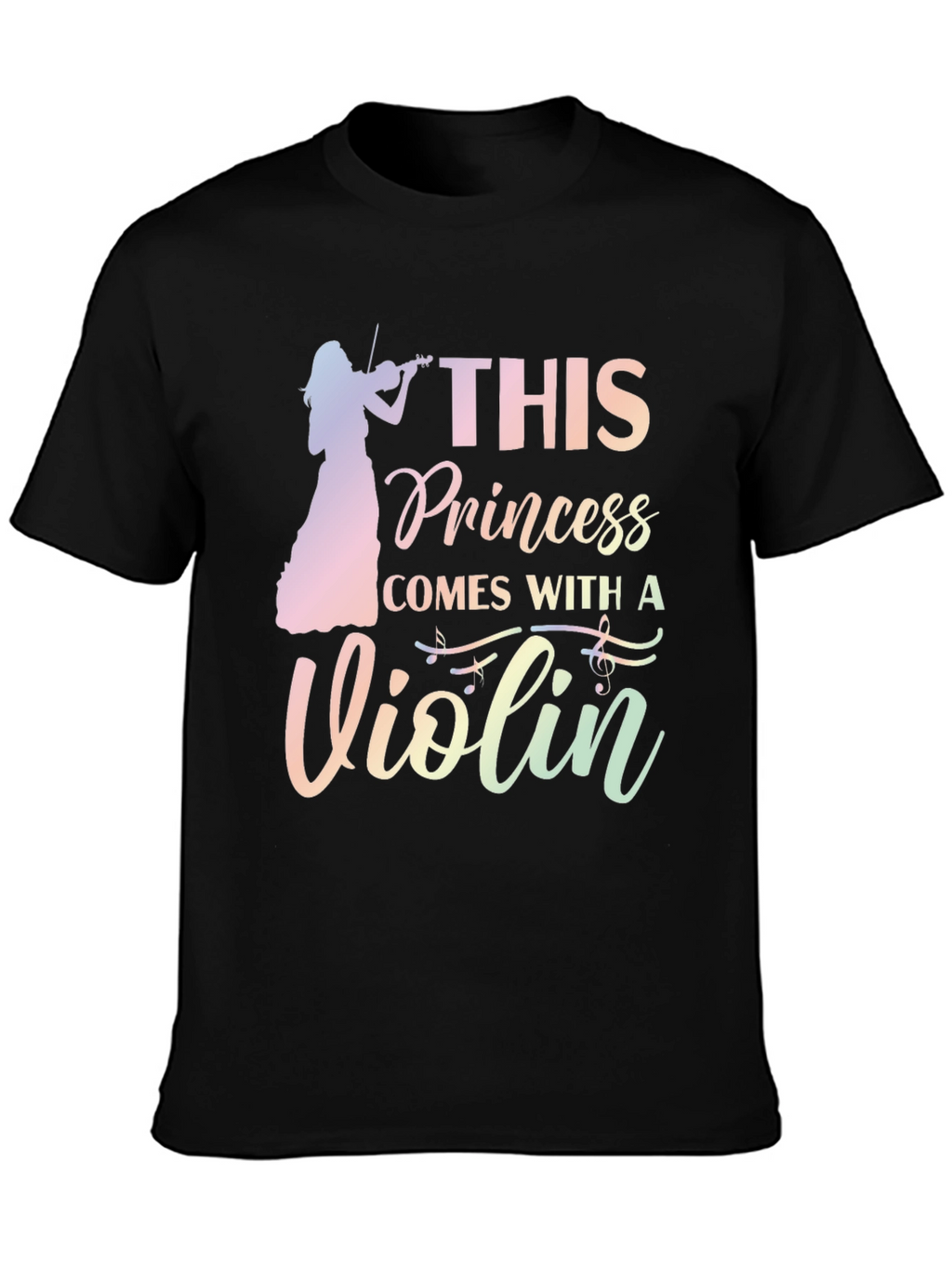 This Princess Comes With a Violin Graphic Tee