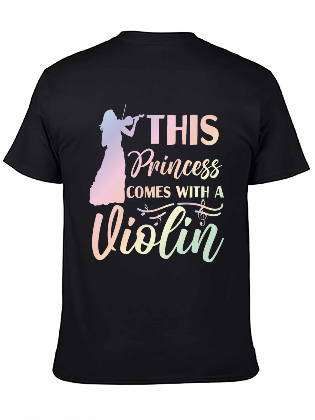 This Princess Comes With a Violin Graphic Tee