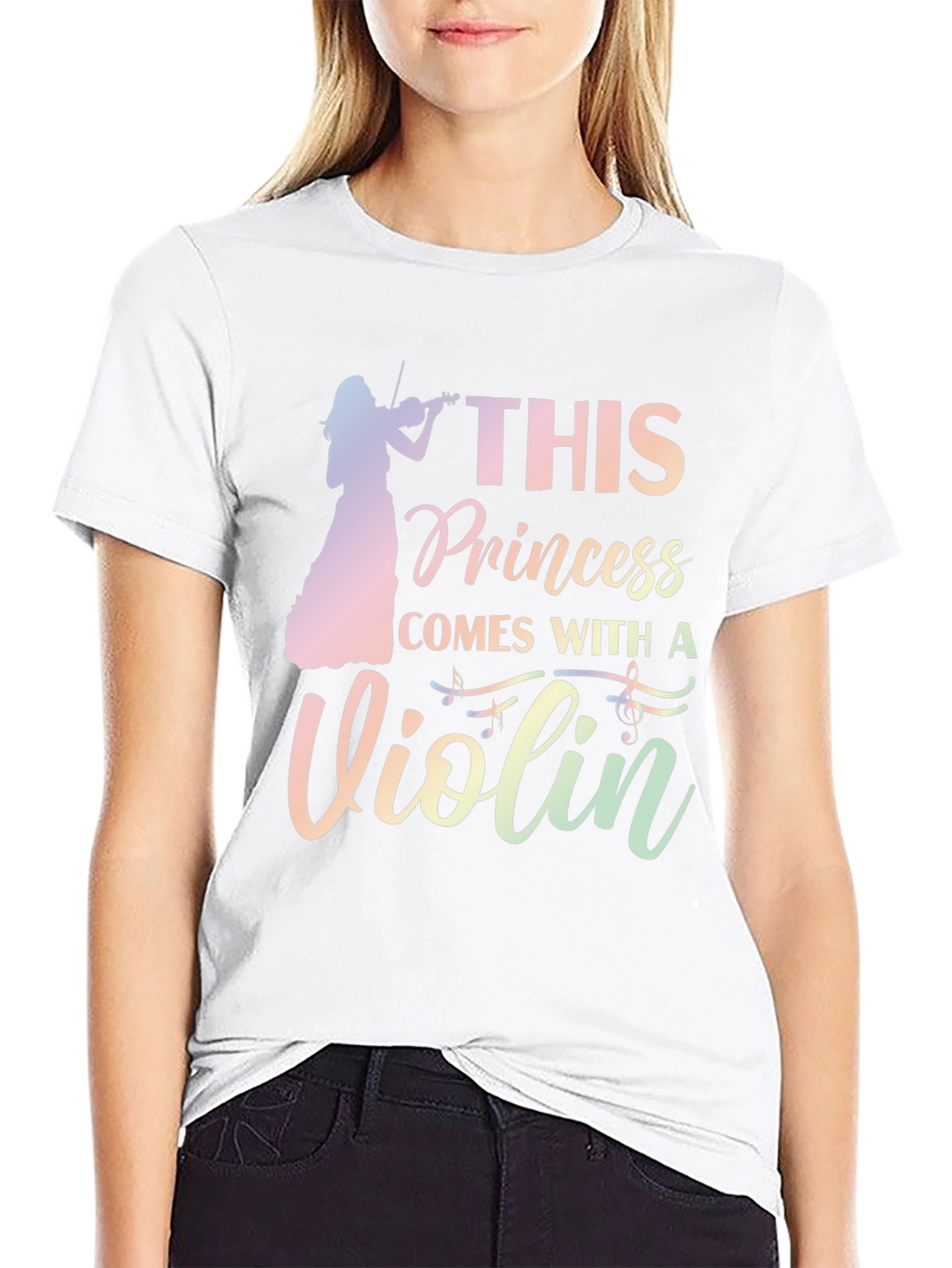 This Princess Comes With a Violin Graphic Tee