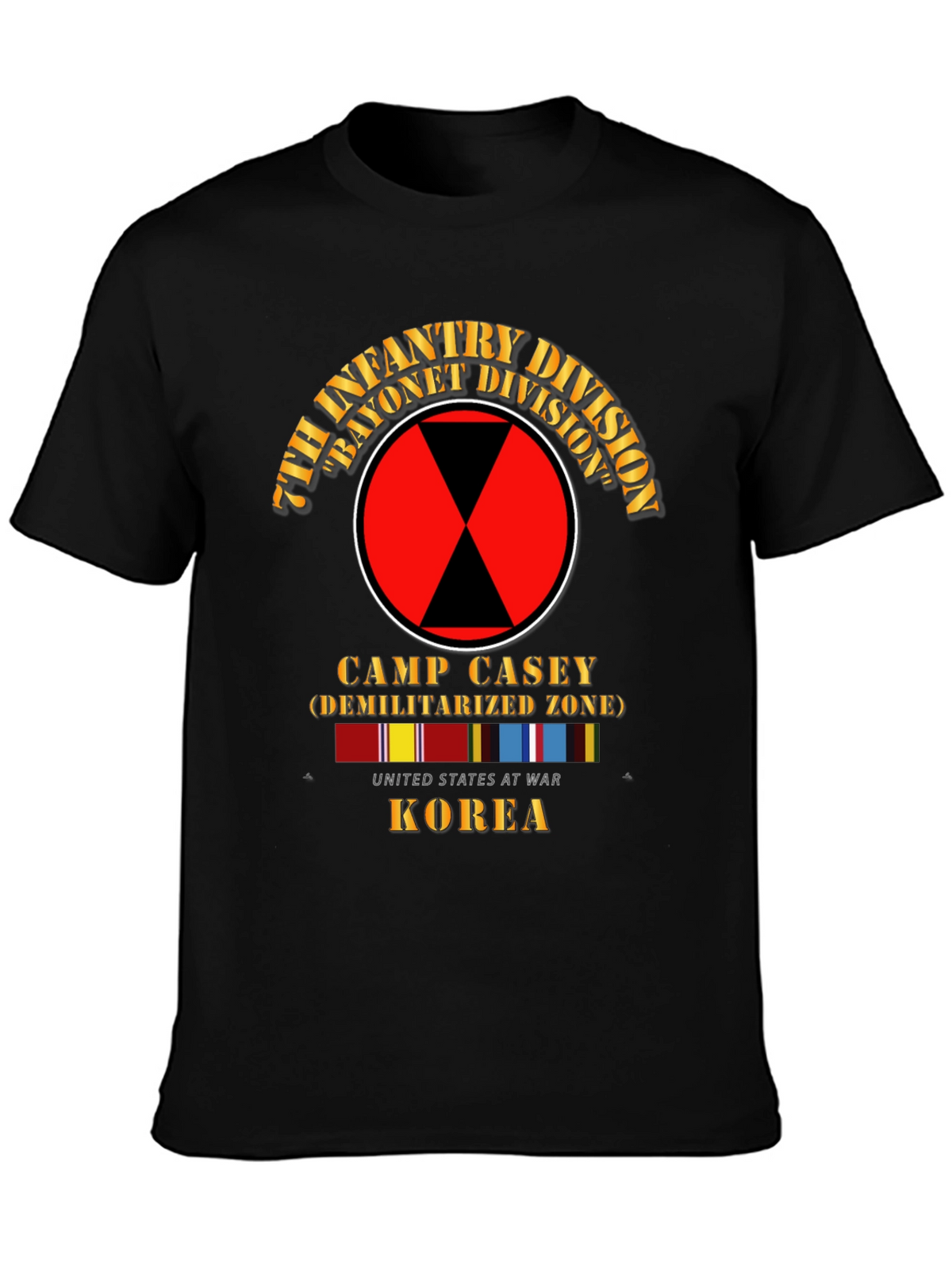 7th Infantry Division Camp Casey Korea T-Shirt