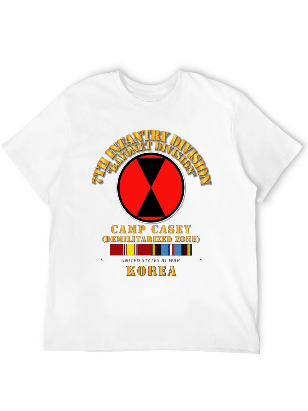 7th Infantry Division Camp Casey Korea T-Shirt