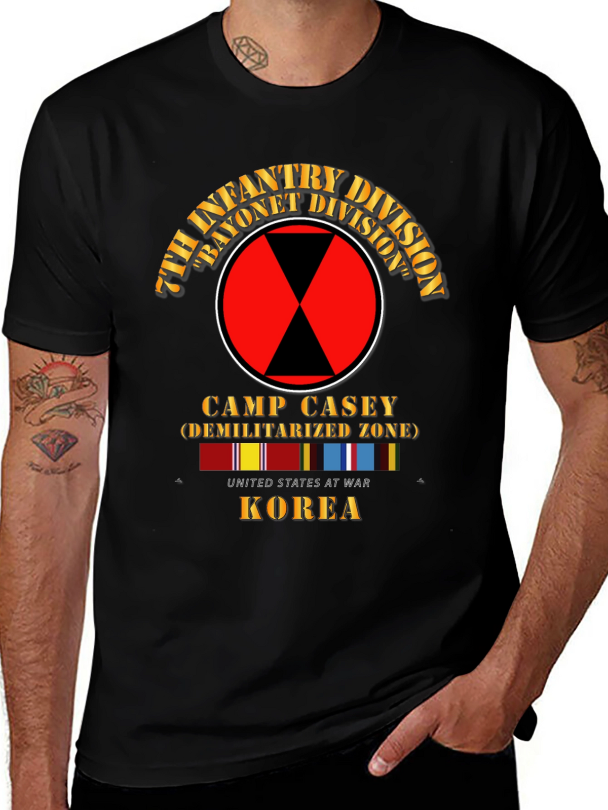 7th Infantry Division Camp Casey Korea T-Shirt