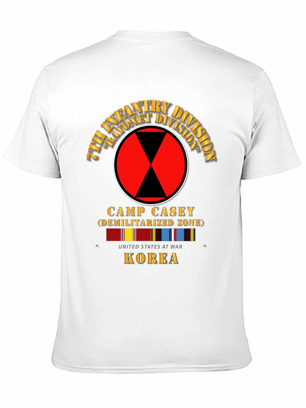 7th Infantry Division Camp Casey Korea T-Shirt