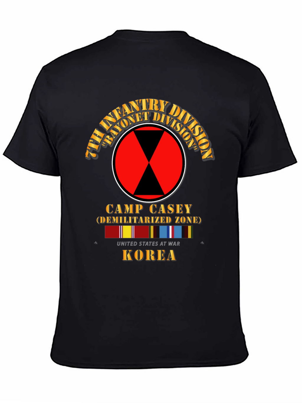 7th Infantry Division Camp Casey Korea T-Shirt