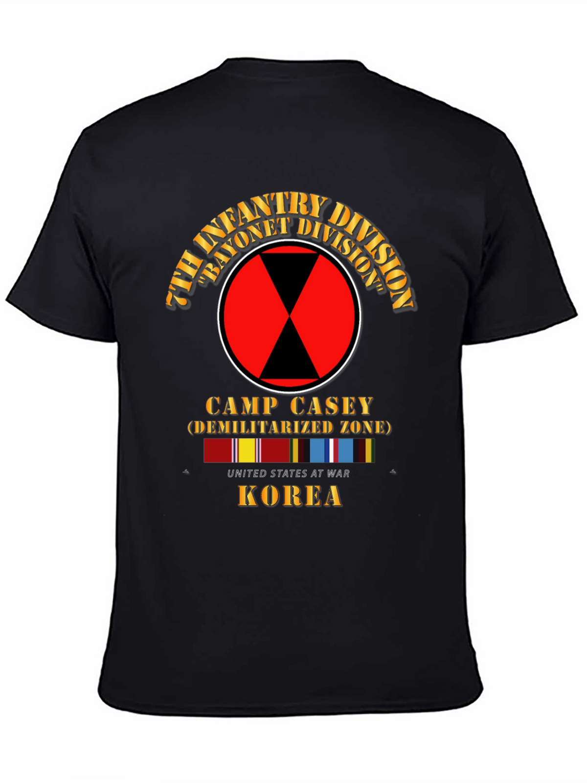 7th Infantry Division Camp Casey Korea T-Shirt