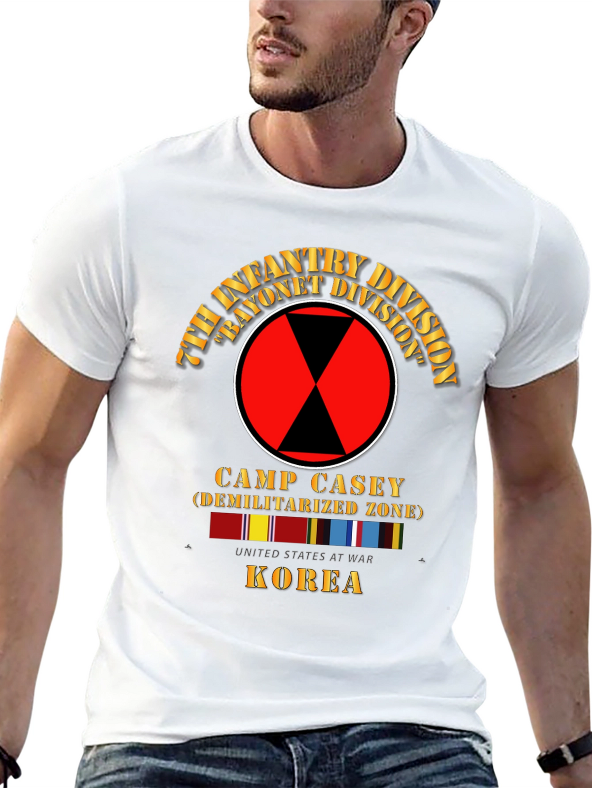 7th Infantry Division Camp Casey Korea T-Shirt