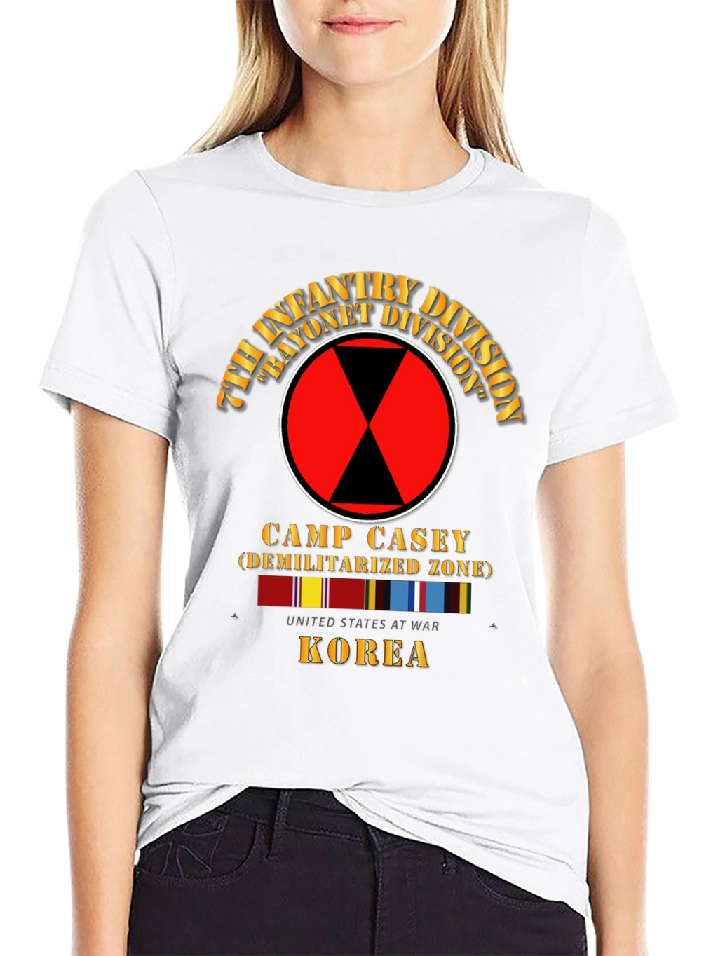 7th Infantry Division Camp Casey Korea T-Shirt