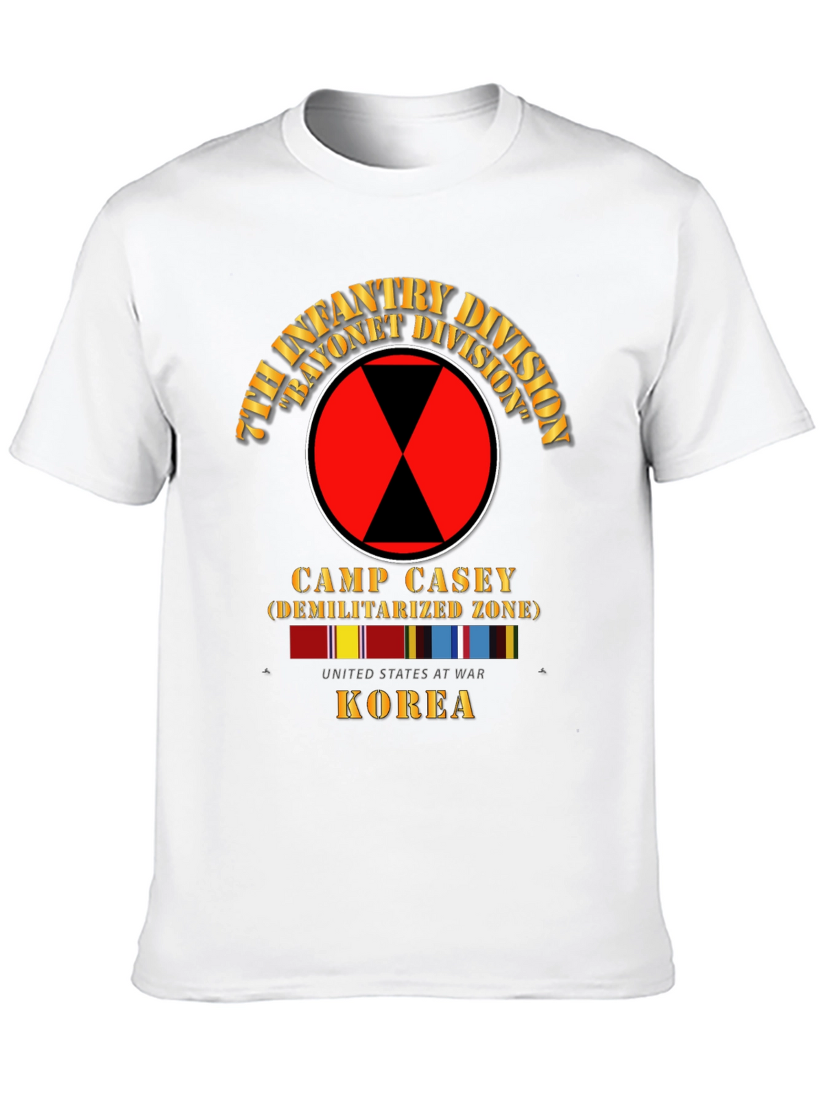 7th Infantry Division Camp Casey Korea T-Shirt