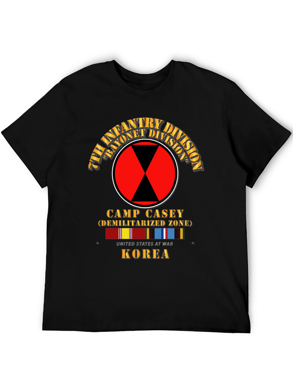 7th Infantry Division Camp Casey Korea T-Shirt