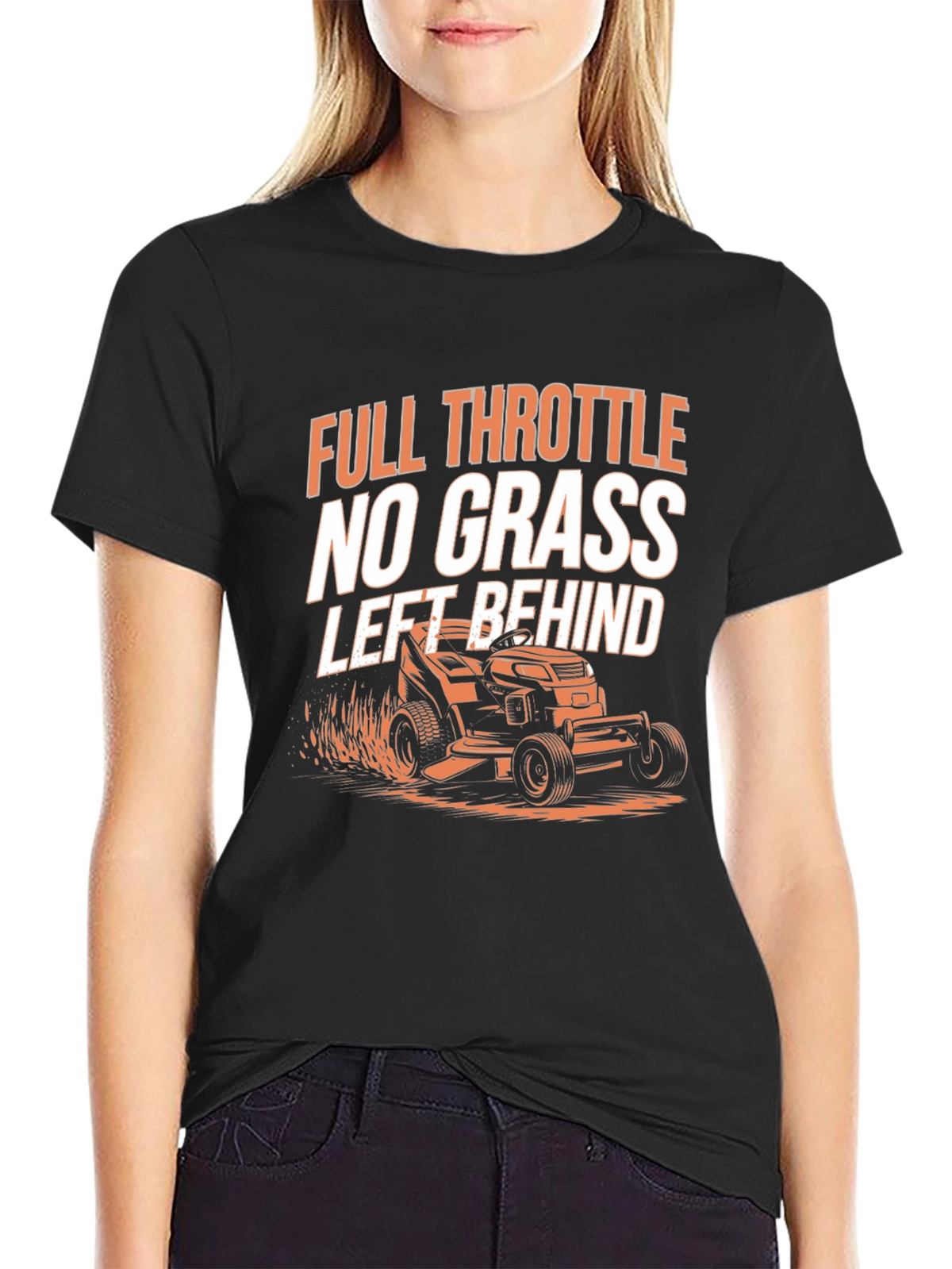Full Throttle Lawn Mowing T-Shirt