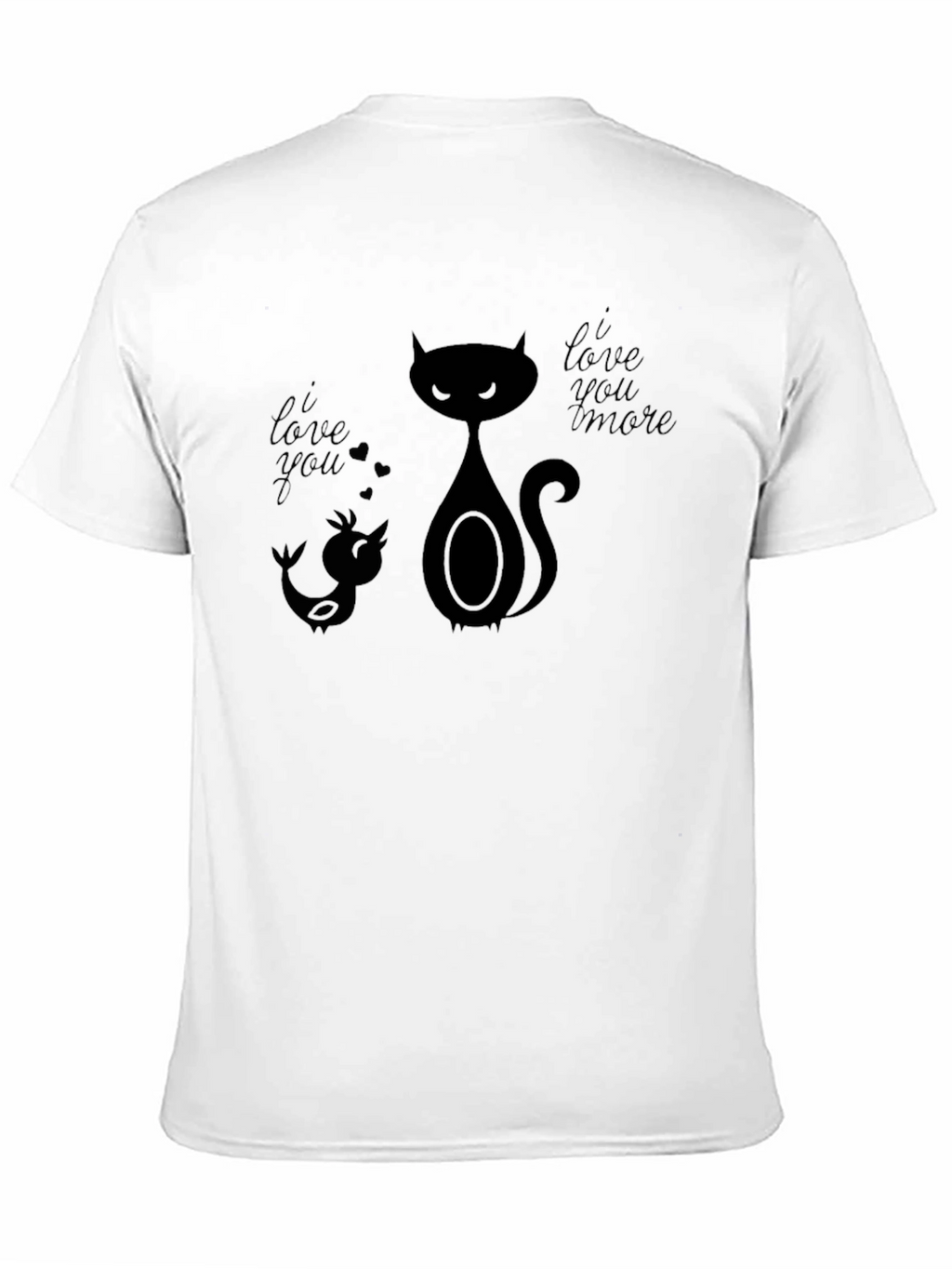 I Love You More Graphic Tee - Black