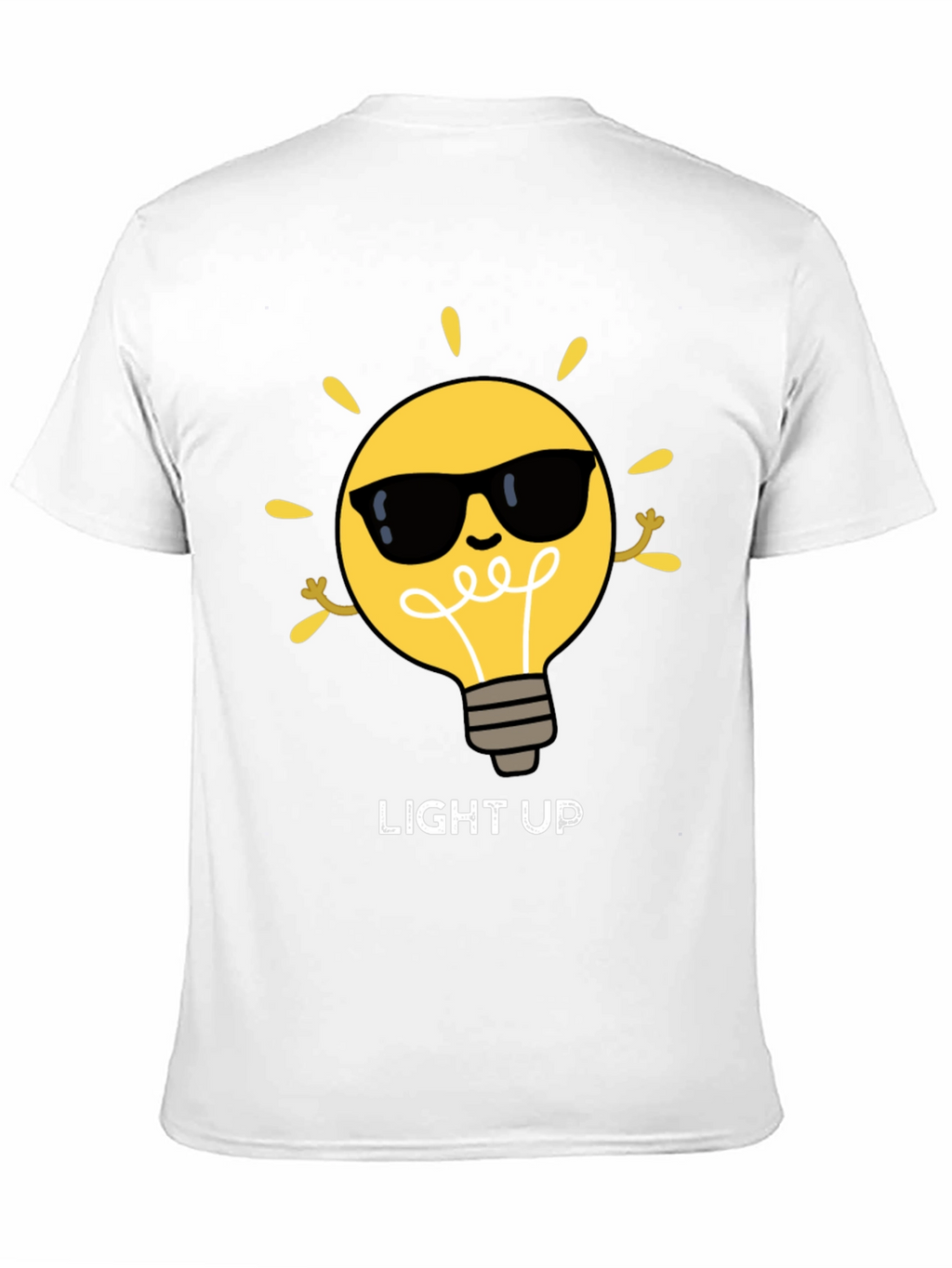 Light Up Graphic Tee - Cool Bulb Design