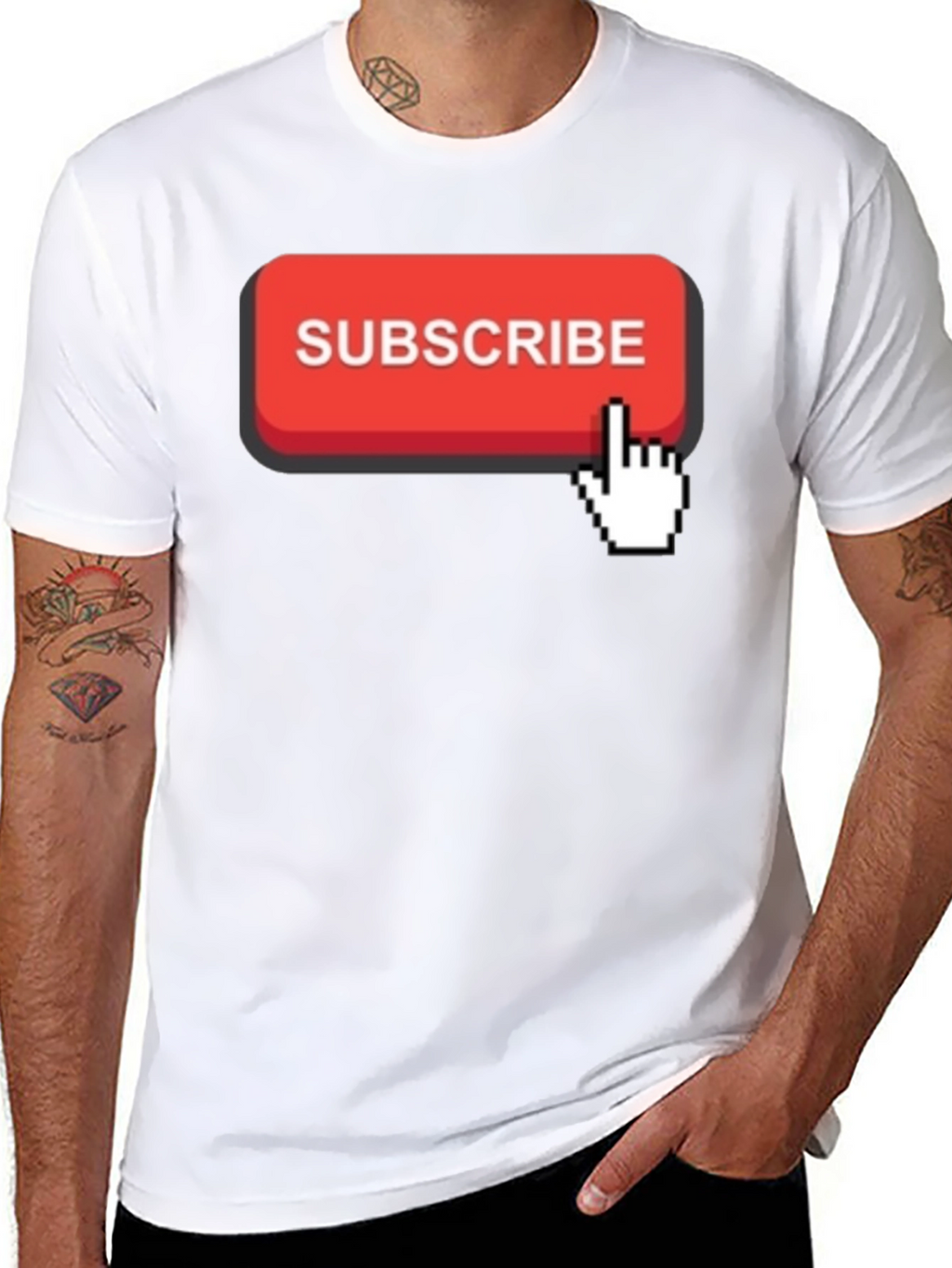 Subscribe Button Graphic T-Shirt
