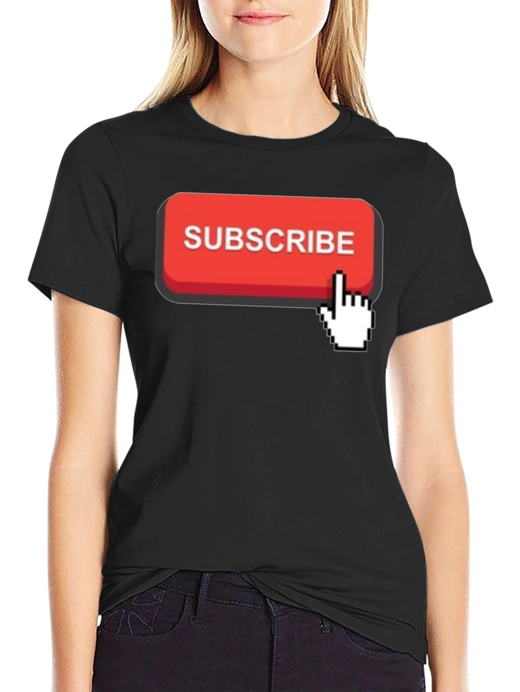 Subscribe Button Graphic T-Shirt