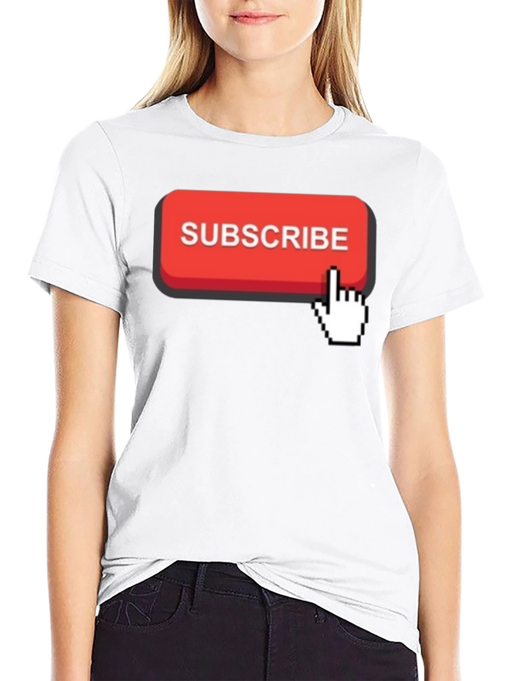 Subscribe Button Graphic T-Shirt