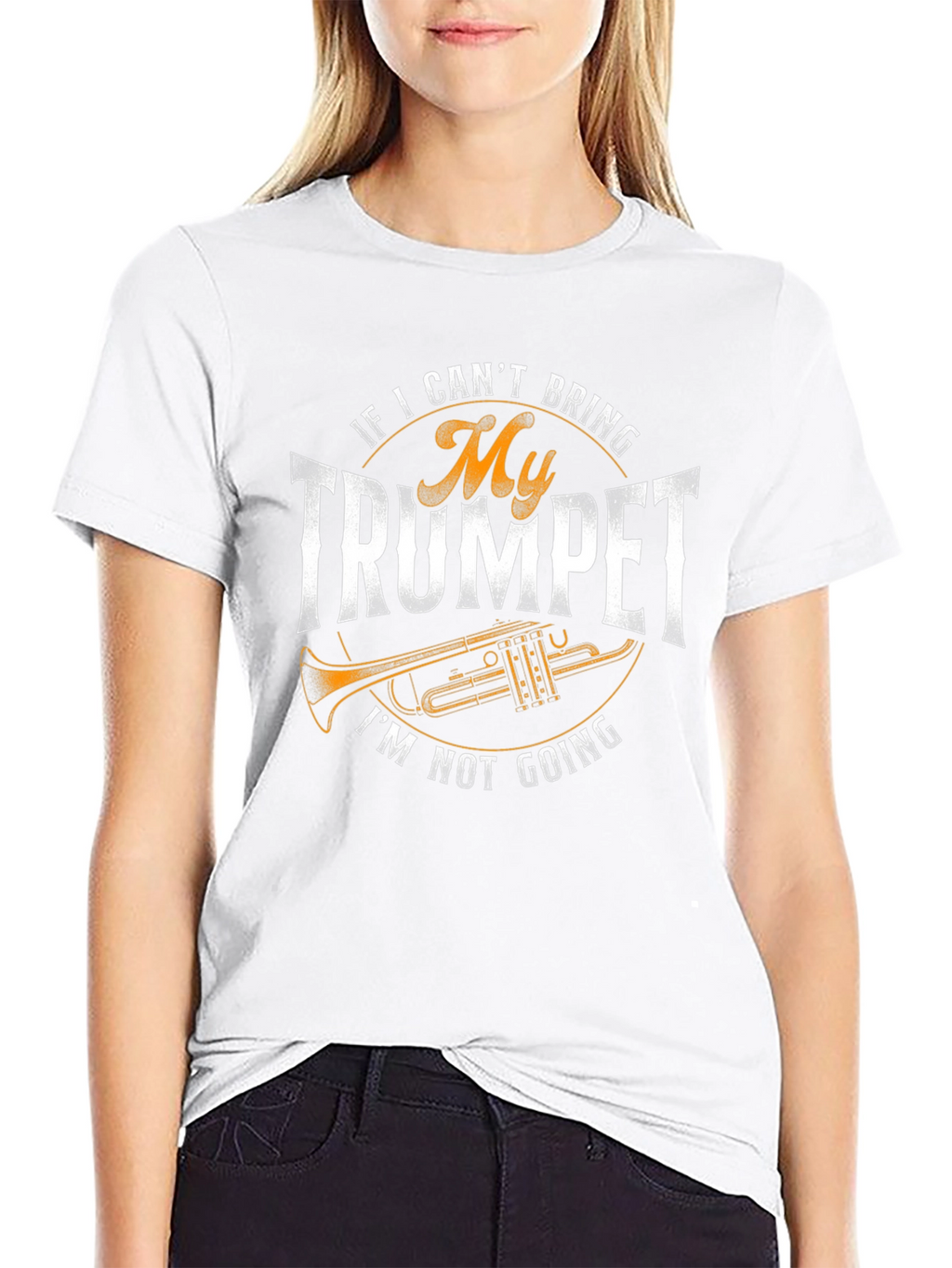 Trumpet Player Graphic T-Shirt - Music Lover Tee