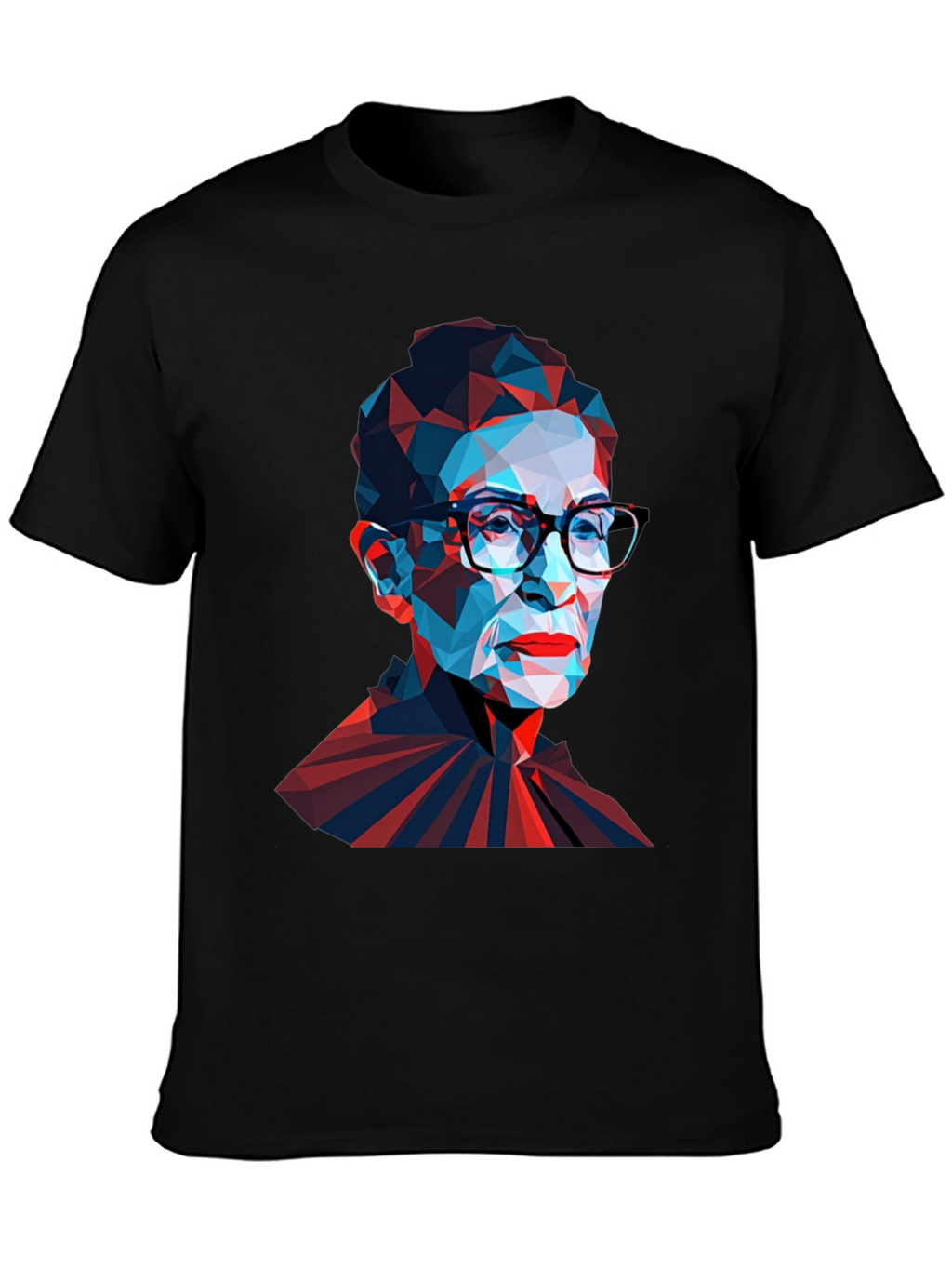 Geometric RBG T-Shirt - Black
