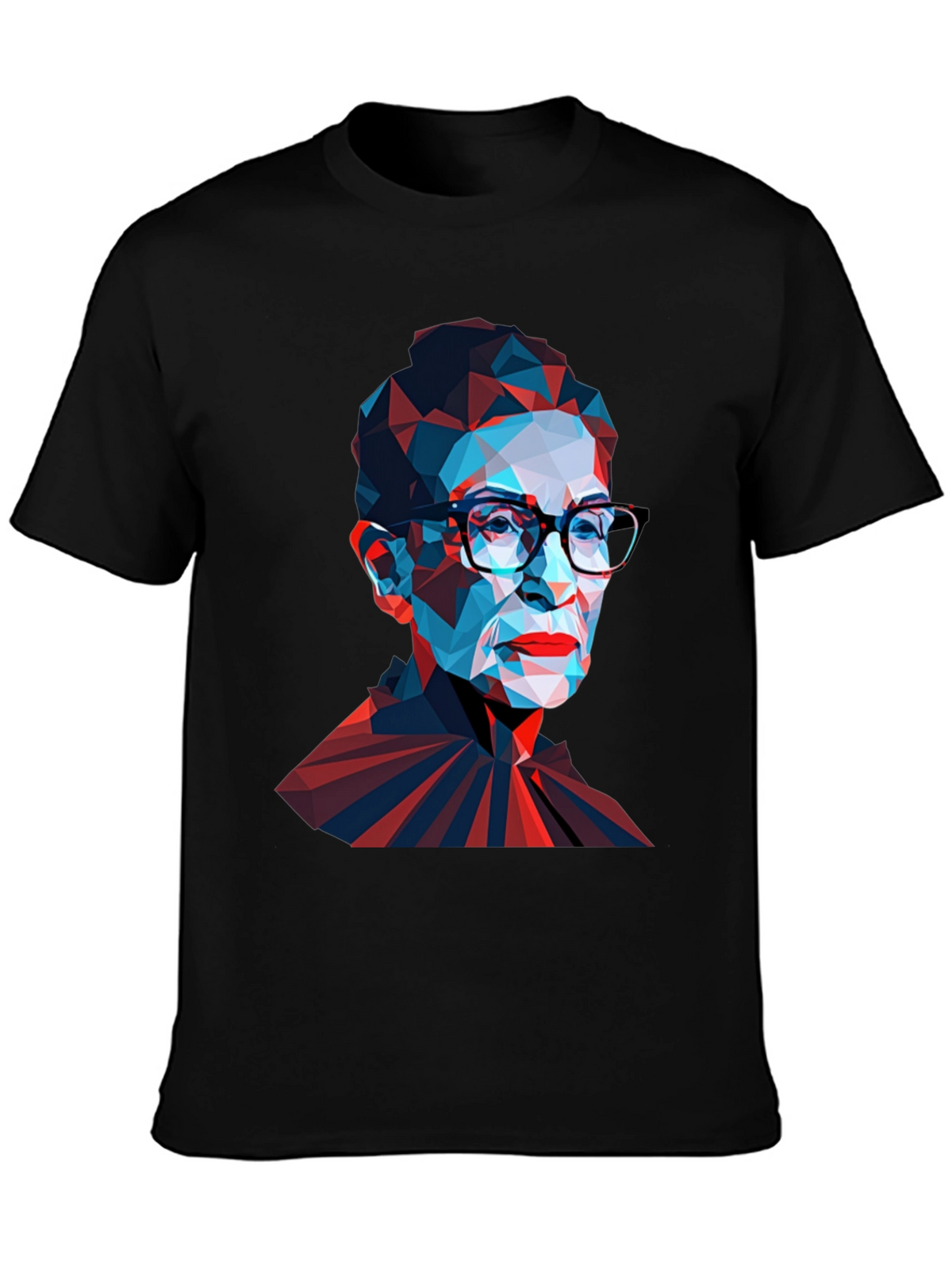 Geometric RBG T-Shirt - Black