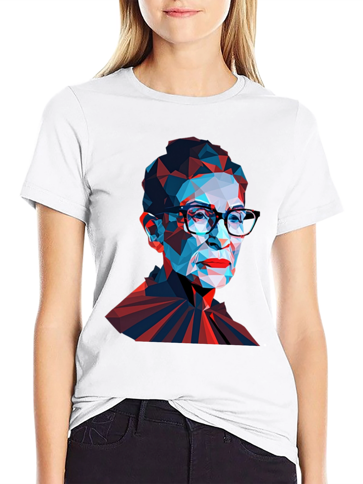 Geometric RBG T-Shirt - Black