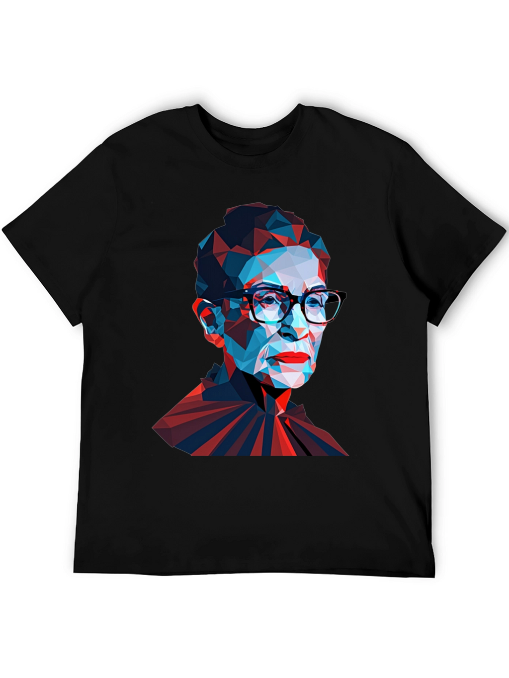 Geometric RBG T-Shirt - Black