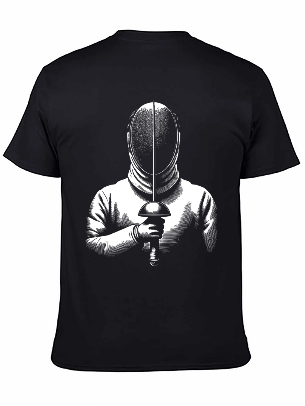 Fencing T-Shirt - Foil Duel Design