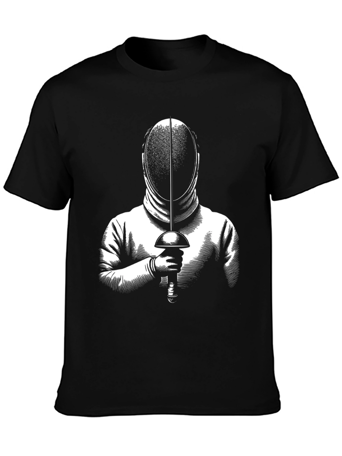 Fencing T-Shirt - Foil Duel Design