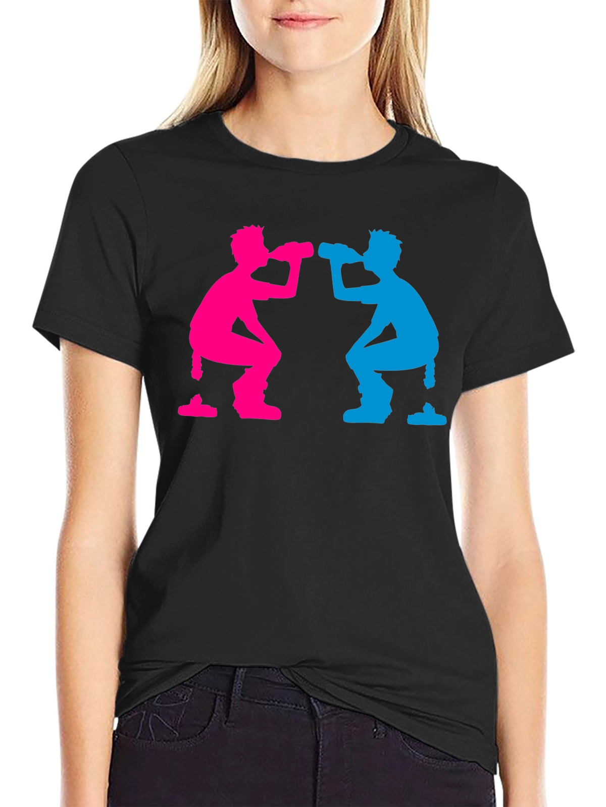 Funny Silhouette Drinking T-Shirt
