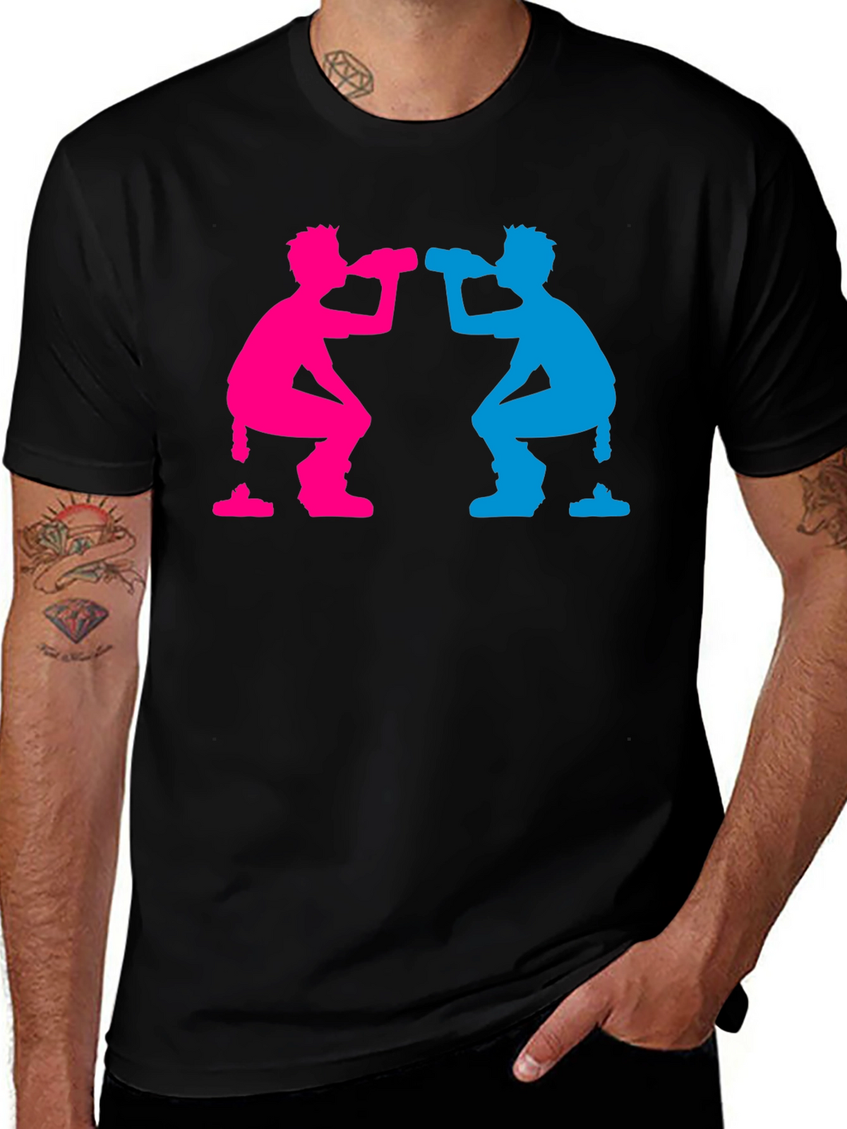 Funny Silhouette Drinking T-Shirt