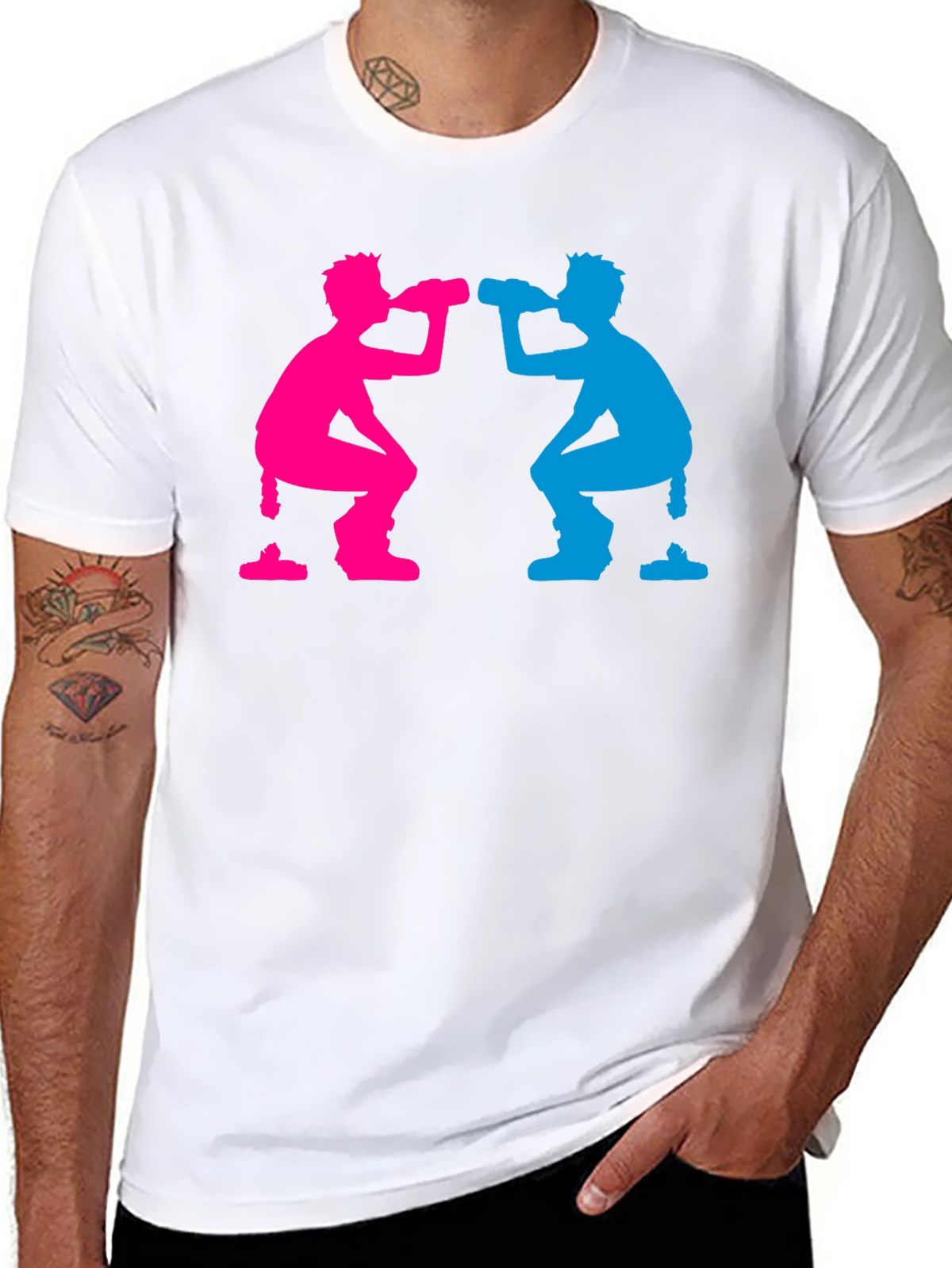 Funny Silhouette Drinking T-Shirt