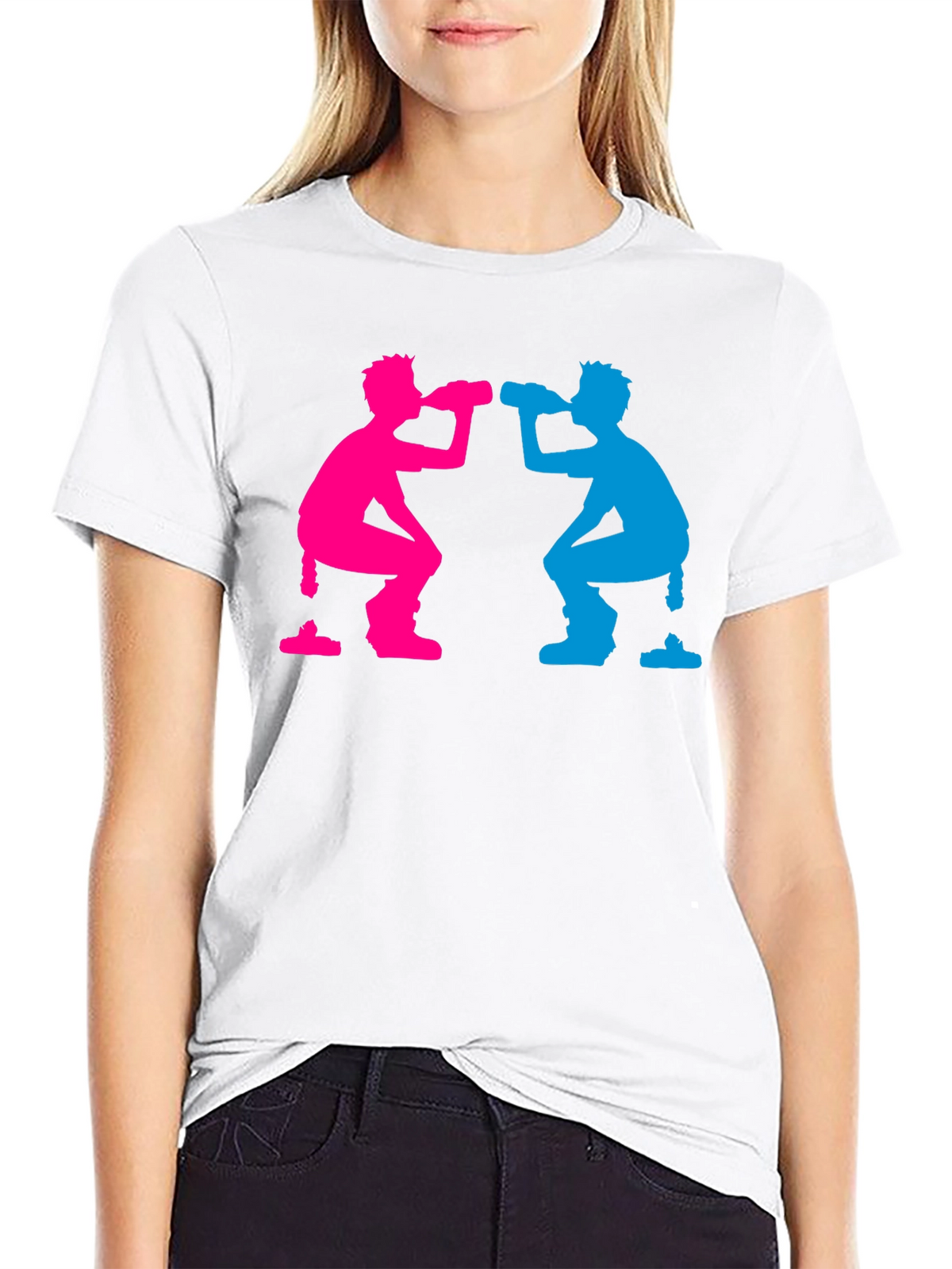 Funny Silhouette Drinking T-Shirt
