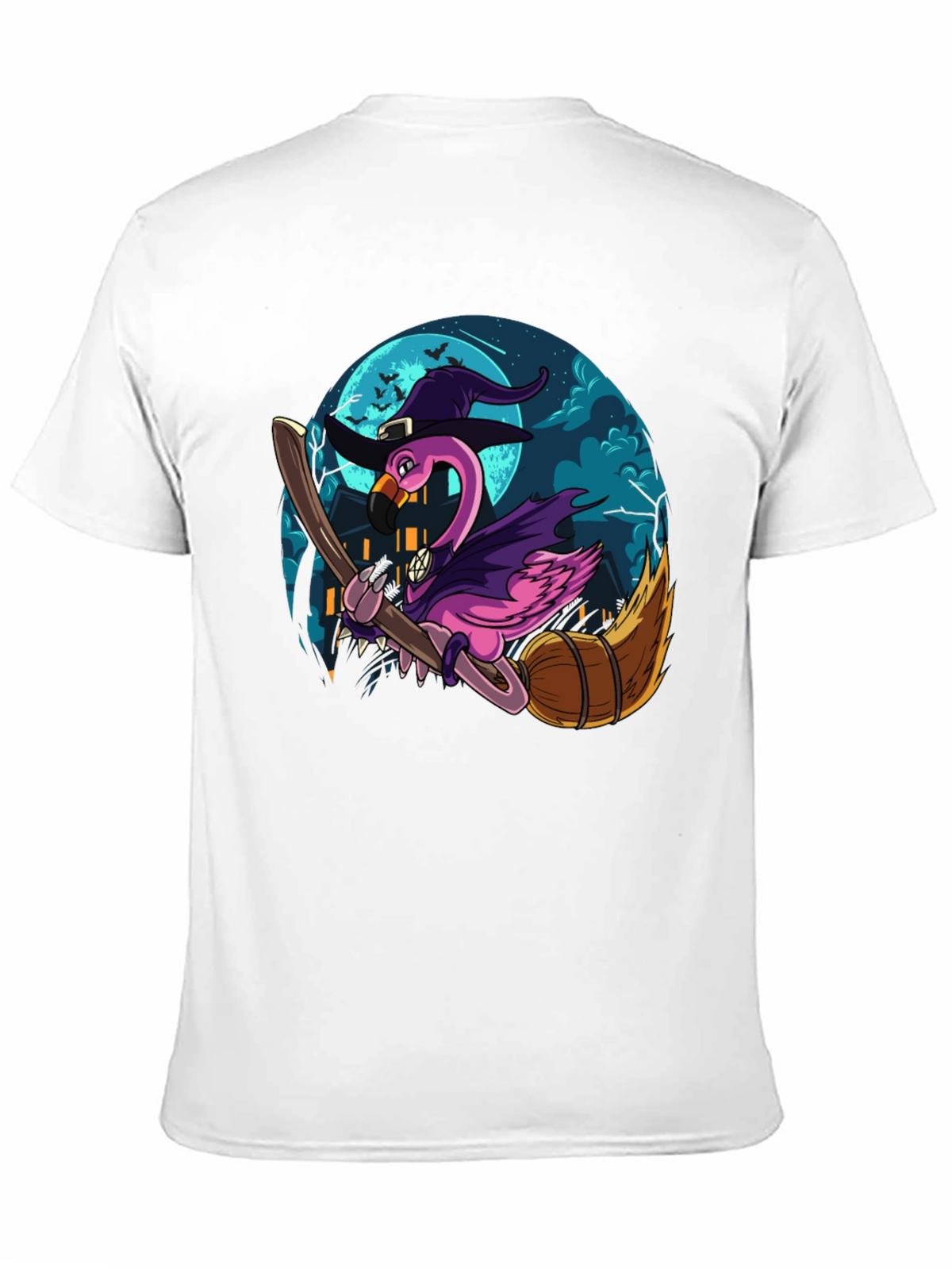 Witch Flamingo Graphic Tee