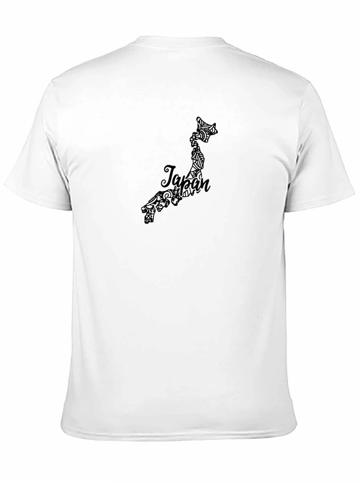 Japan Map Graphic Tee - Black