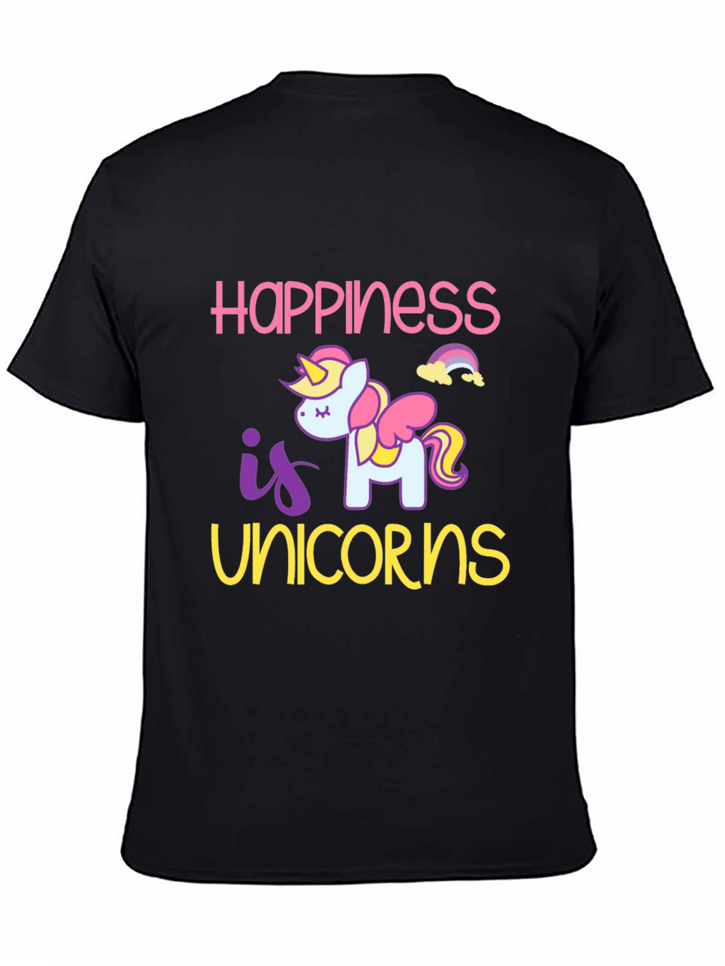 Happiness is Unicorns Graphic T-Shirt