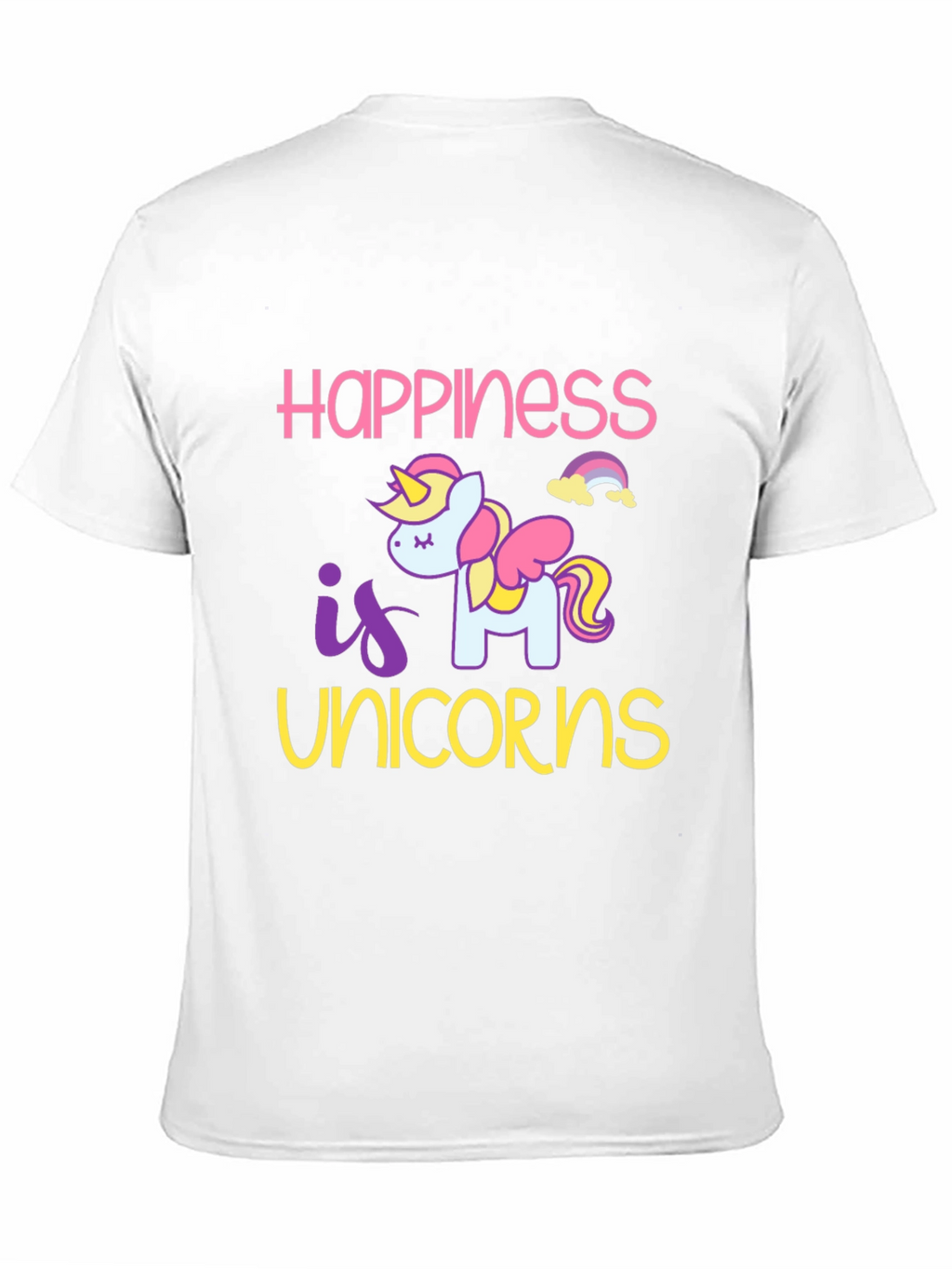 Happiness is Unicorns Graphic T-Shirt
