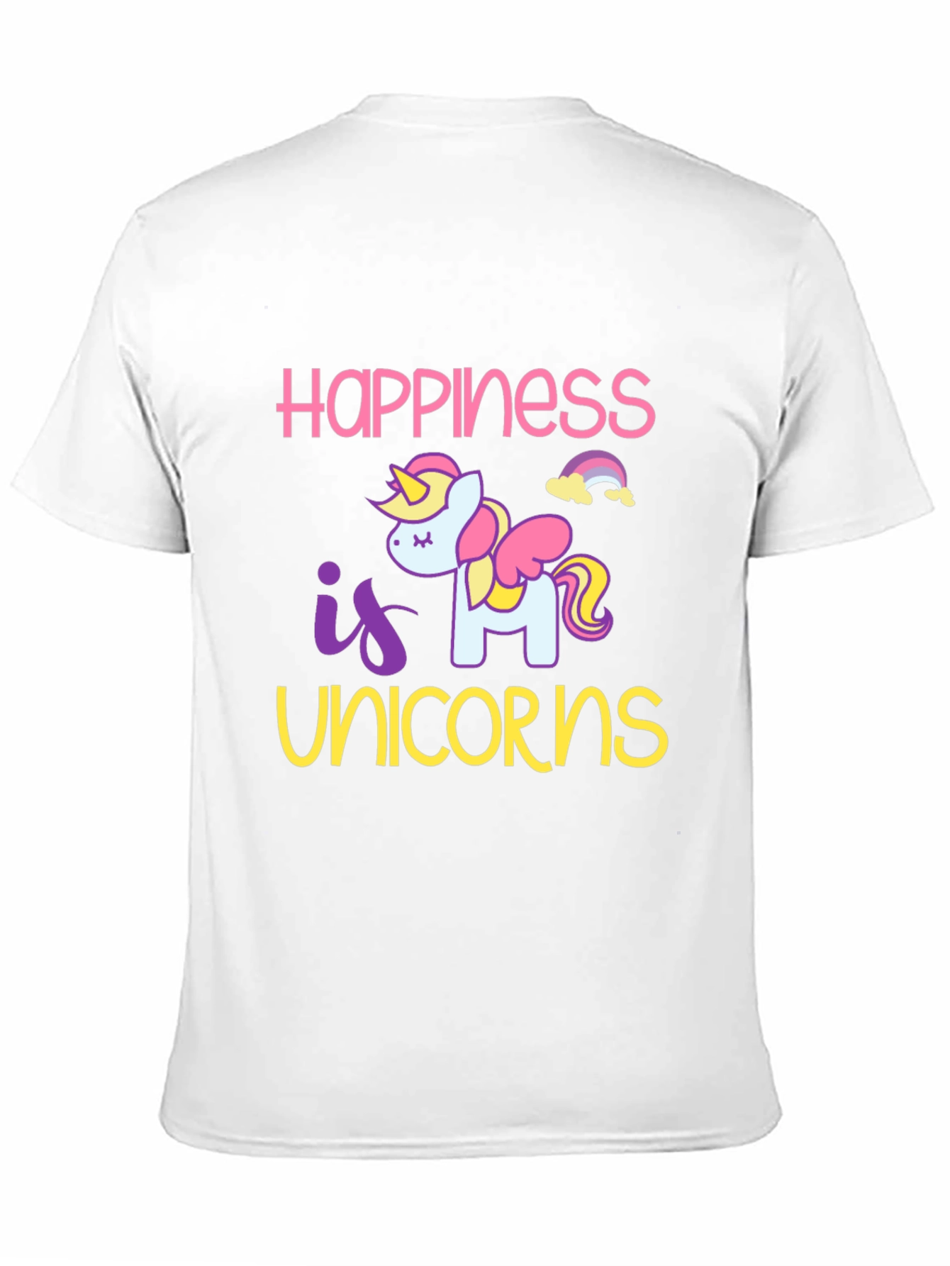 Happiness is Unicorns Graphic T-Shirt