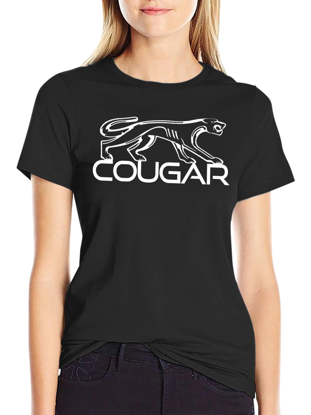 Black Cougar Graphic Tee