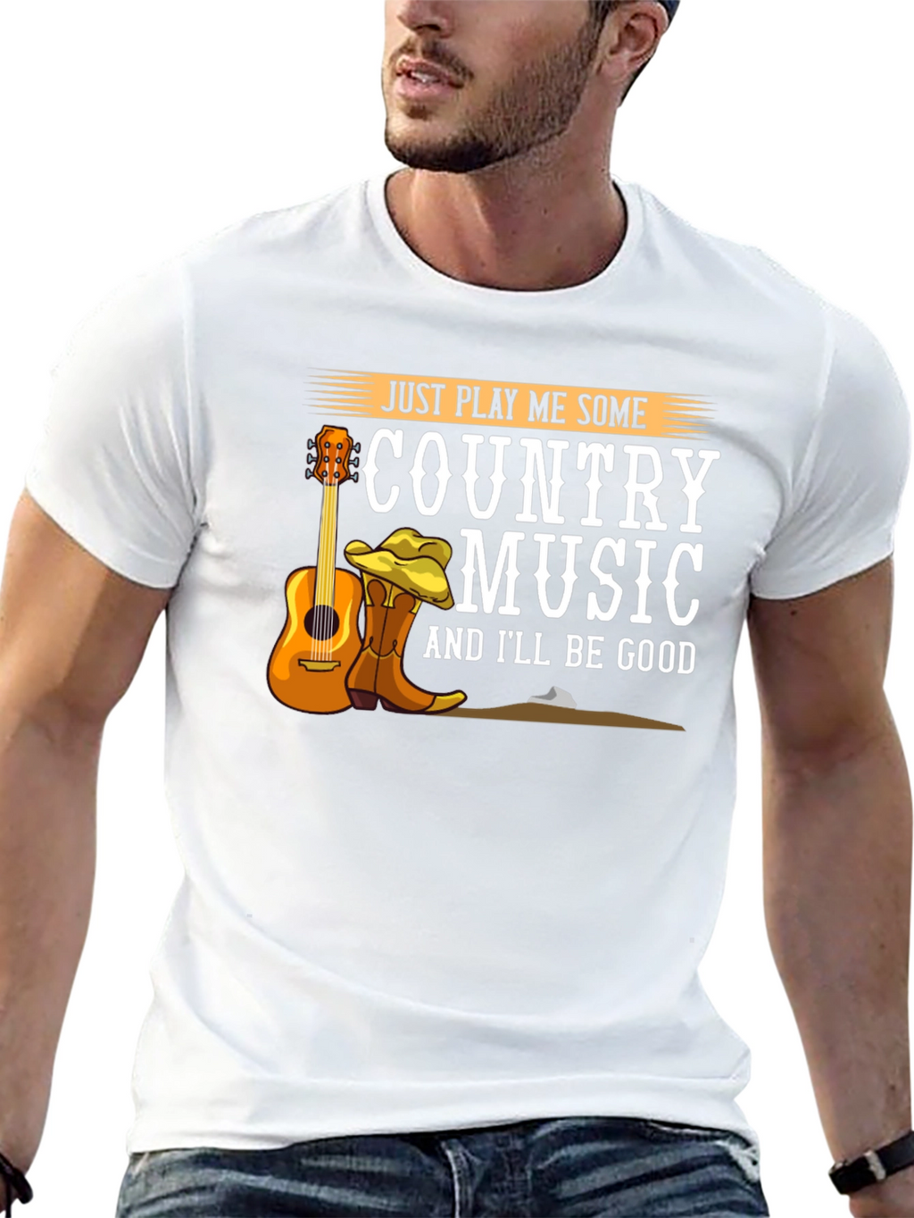 Country Music T-Shirt - Just Play Me Some Music!