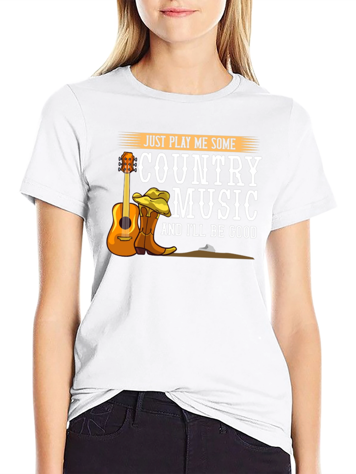 Country Music T-Shirt - Just Play Me Some Music!