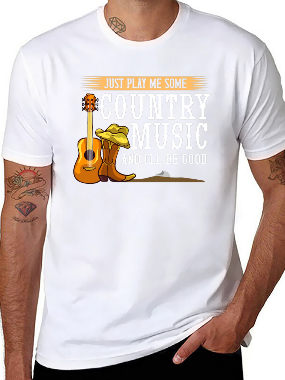 Country Music T-Shirt - Just Play Me Some Music!