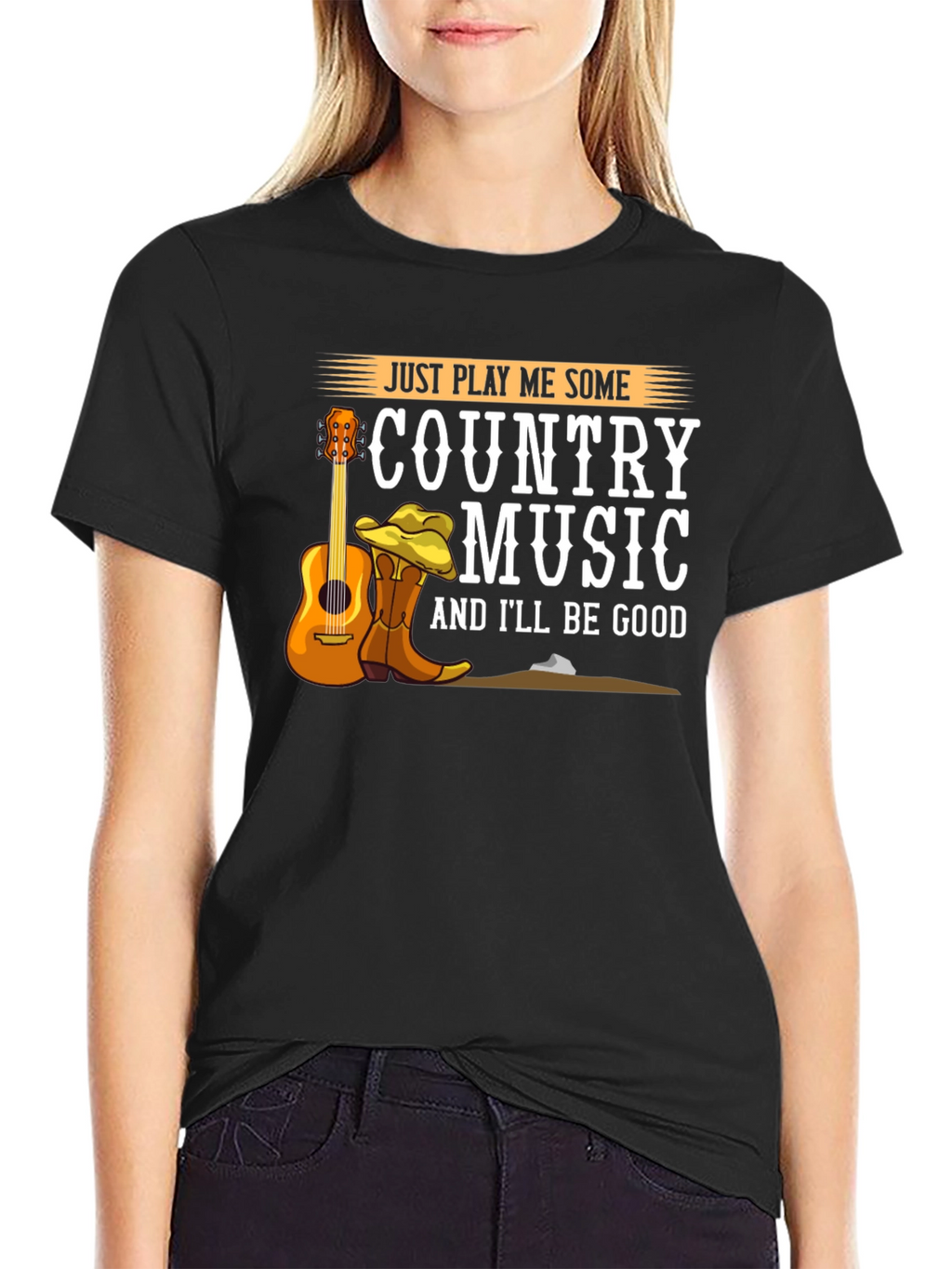 Country Music T-Shirt - Just Play Me Some Music!